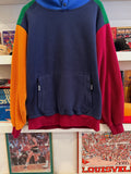 Palace Skateboards Color Block Fleece Hoodie Sz L