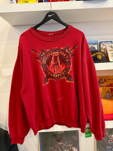 Orange County Choppers Bulldog Sweatshirt Sz L