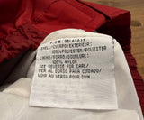 Vintage IU Indiana Hoosiers Logo Athletic Lined Windbreaker Jacket Sz L Front & Back Embroidered