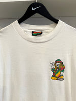 Vintage Dread Mountain Co Jamaica Rasta Style Peace Sign T-Shirt Sz L Made in USA
