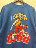 Vintage I Gotta Dish Basketball Sweatshirt Sz XXL