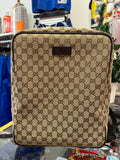 Gucci GG Monogram Beige Supreme Canvas Backpack Rucksack Unisex