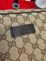 Gucci GG Monogram Beige Supreme Canvas Backpack Rucksack Unisex