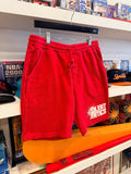 Silent Antics Red Fleece Shorts Sz M
