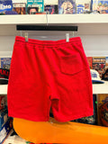 Silent Antics Red Fleece Shorts Sz M