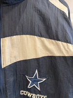 Dallas Cowboys NFL Pro Player Windbreaker Jacket Sz L