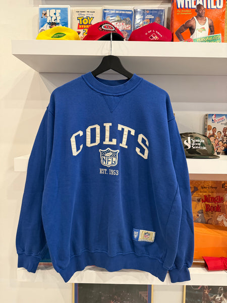 Indianapolis Colts NFL Embroidered Sweatshirt Sz L/XL