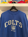 Indianapolis Colts NFL Embroidered Sweatshirt Sz L/XL