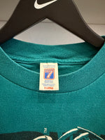 Vintage 1996 Miami Dolphins NFL Helmet T-Shirt Sz XL