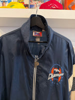 Vintage 1998 Denver Broncos Super Bowl XXXII Champs Windbreaker Jacket Sz L