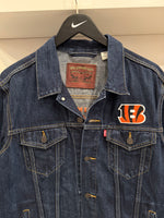 Cincinnati Bengals Levi Strauss Jeans Jacket Sz L