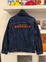 Cincinnati Bengals Levi Strauss Jeans Jacket Sz L