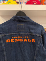 Cincinnati Bengals Levi Strauss Jeans Jacket Sz L
