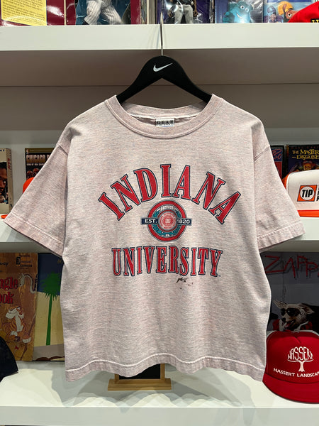 Vintage Indiana University Crest Cropped T-Shirt Sz M