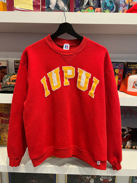 Vintage IUPUI Russell Athletic Varsity Sweatshirt Sz L