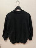Vintage 1989 Guess Black Mock Sweatshirt Sz M