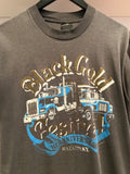 Vintage 1990 Black Gold Festival Hazard KY 10th Anniversary Coal is Black Gold T-Shirt Sz M Single Stitch