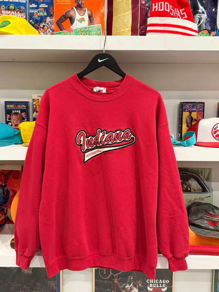 Vintage IU Indiana Hoosiers Sweatshirt Sz L Made in USA