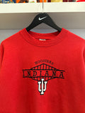 Vintage IU Indiana Hoosiers Embroidered Sweatshirt Sz XL