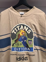 Vintage adidas Daytona Titans Football Pullover Sz XL