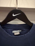 Vintage Nike Mini Swoosh Navy Blue Sweatshirt Sz L