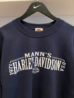 Mann’s Harley-Davidson Columbus Indiana Sweatshirt Sz XL
