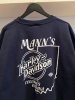 Mann’s Harley-Davidson Columbus Indiana Sweatshirt Sz XL