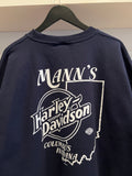 Mann’s Harley-Davidson Columbus Indiana Sweatshirt Sz XL