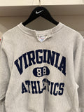 Vintage UVA University of Virginia Champion Reverse Weave Sweatshirt Sz L Made in USA