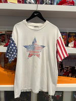 Vintage 1998 Harley-Davidson Louisville Kentucky Churchill Downs Horse American Flag T-Shirt Sz XL