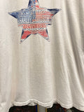 Vintage 1998 Harley-Davidson Louisville Kentucky Churchill Downs Horse American Flag T-Shirt Sz XL