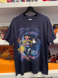 Vintage 1998 Sailor Moon Anime Navy Galaxy T-Shirt Sz M