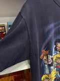 Vintage 1998 Sailor Moon Anime Navy Galaxy T-Shirt Sz M
