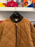 NWT Tough Duck Brown Quilted Jacket Sz L Made in Canada