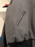 Vintage Stevie Ray Vaughan and Double Trouble Varsity Jacket with Leather Sleeves Sz XL