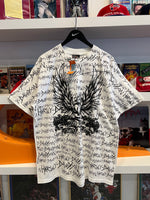 NWT Harley-Davidson Cancun Mexico Skull Graffiti All Over Graphics T-Shirt Sz XL