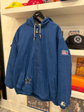 Vintage Dallas Cowboys Lined Starter Hooded Jacket Sz XL