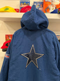 Vintage Dallas Cowboys Lined Starter Hooded Jacket Sz XL