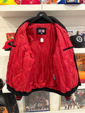 University of Louisville Cardinals Suede Leather Bomber Jacket Sz XL
