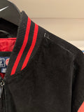 University of Louisville Cardinals Suede Leather Bomber Jacket Sz XL
