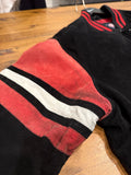 University of Louisville Cardinals Suede Leather Bomber Jacket Sz XL
