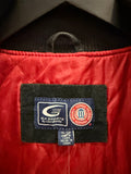 University of Louisville Cardinals Suede Leather Bomber Jacket Sz XL