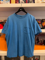 Vintage Nike Blue Tonal Swoosh T-Shirt Sz XL Made in USA