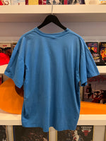 Vintage Nike Blue Tonal Swoosh T-Shirt Sz XL Made in USA
