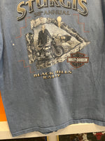 Vintage 1998 Harley-Davidson 58th Annual Sturgis Black Hills Rally T-Shirt Sz L