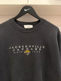 Vintage Jacksonville Jaguars Embroidered Sweatshirt Sz XL Made in USA