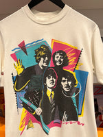 Vintage 1989 The Beatles Apple Corps Colorful Band T-Shirt Sz M