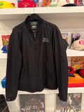 Harley-Davidson Black Nylon Canvas Riding Jacket Sz M