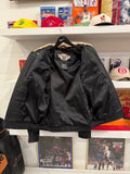 Harley-Davidson Men's Military Style  Black Leather Bomber Jacket Sz M