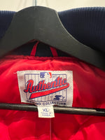 Vintage Cleveland Indians MLB Starter Puffer Jacket Sz XL